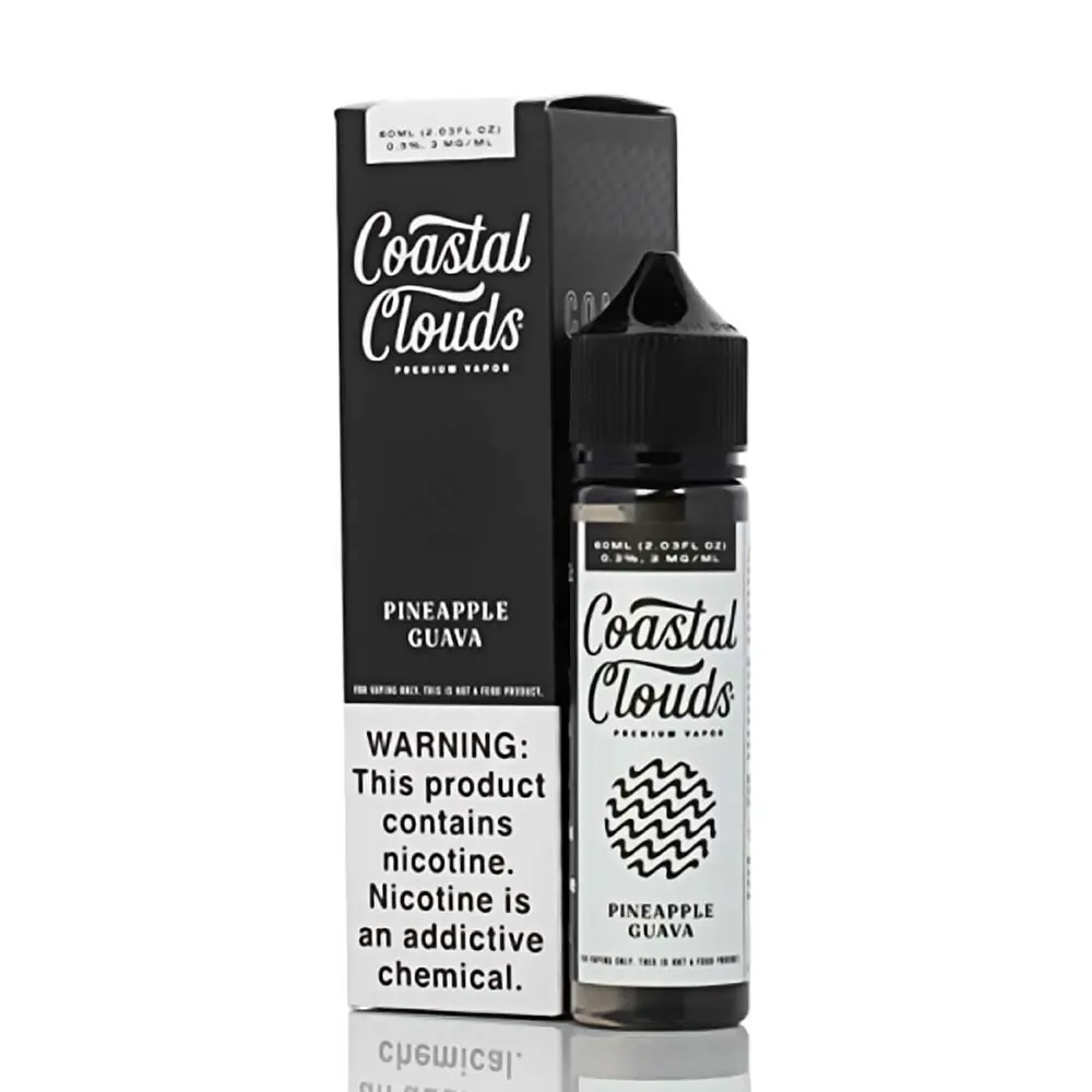 [Q-1630-43] COASTAL CLOUDS 60ML (3mg, Pineapple Guava)