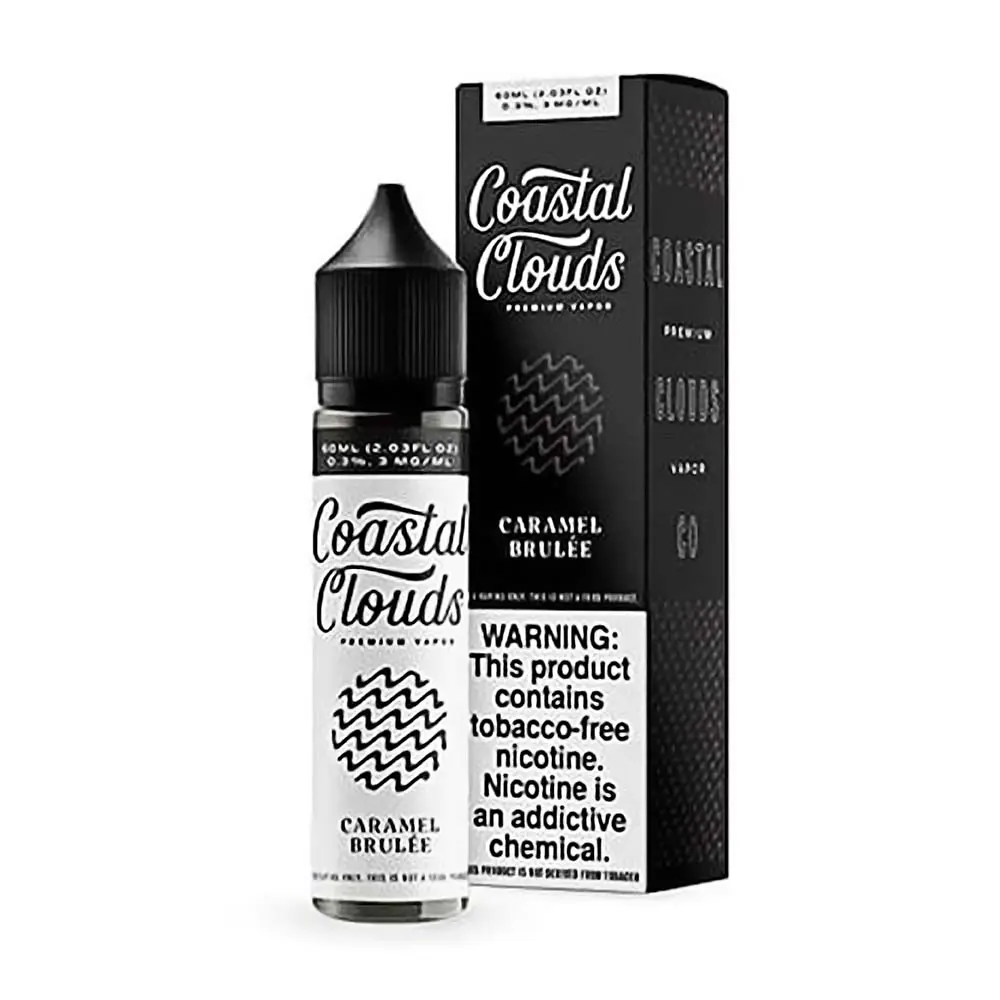 [Q-1630-06] COASTAL CLOUDS 60ML (3mg, Caramel Brulee)