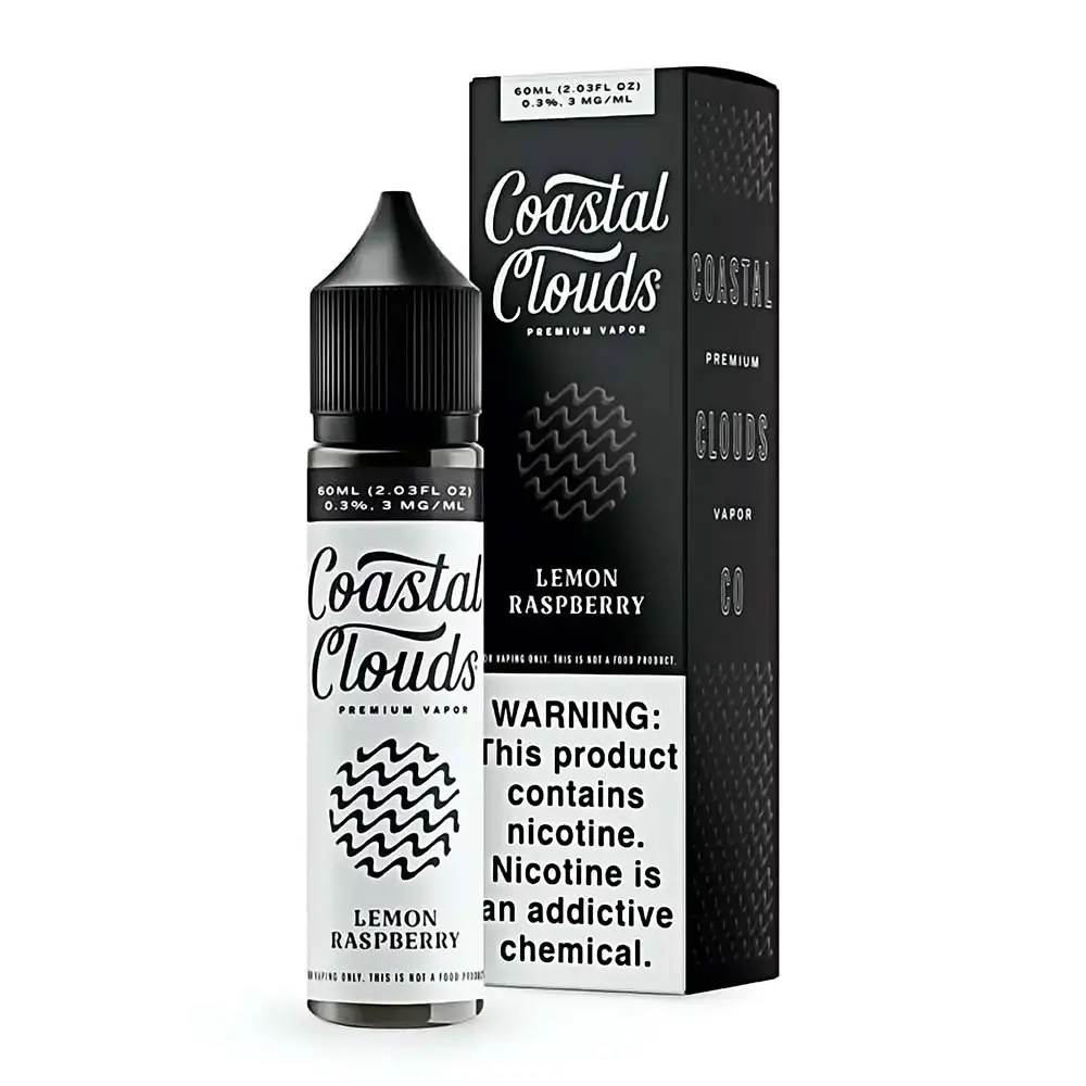 [Q-1630-46] COASTAL CLOUDS 60ML (3mg, Lemon Raspberry)