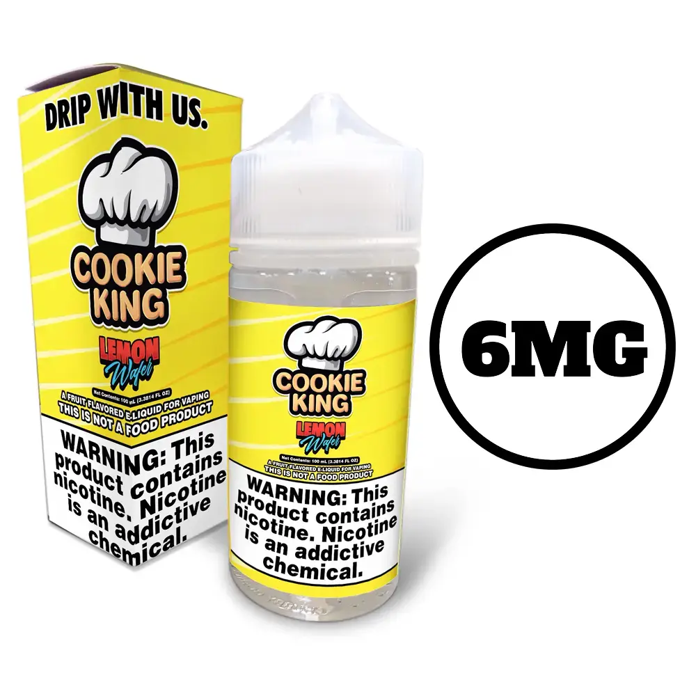 [Q-1642-06] COOKIE KING 100ML (6mg, Lemon Wafer)