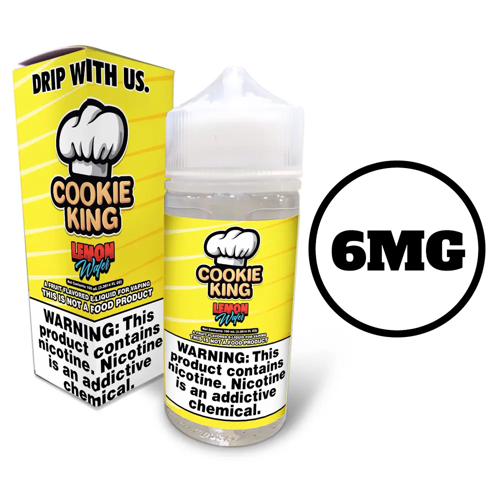 COOKIE KING LEMON WAFER 6MG 100ML