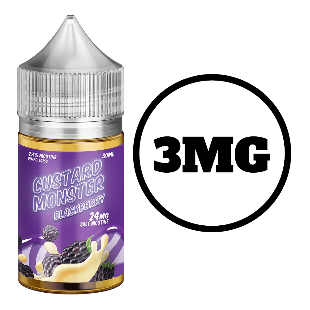 [Q-1670-10] CUSTARD MONSTER 100 (3mg, Blackberry)