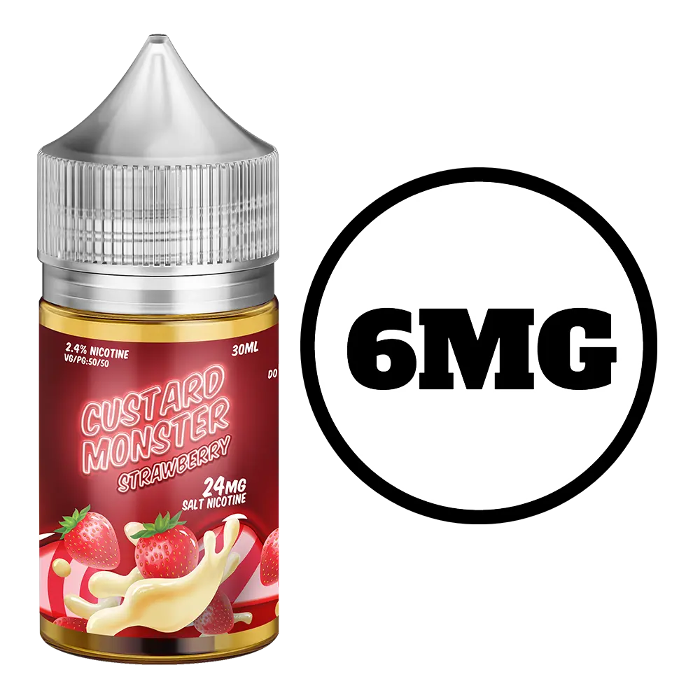 [Q-1670-03] CUSTARD MONSTER 100 (6mg, Strawberry)