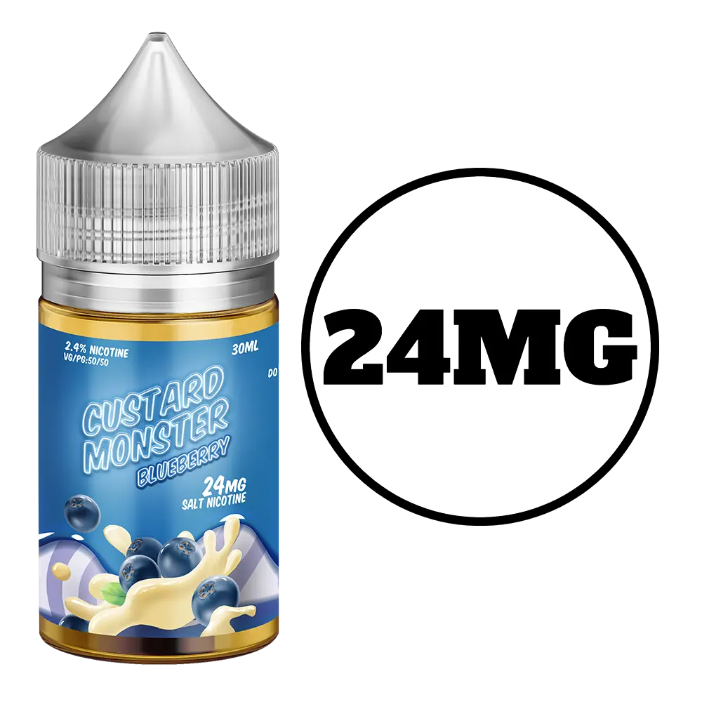 [Q-1671-01] CUSTARD MONSTER SALT 30ML (24MG, Blueberry)