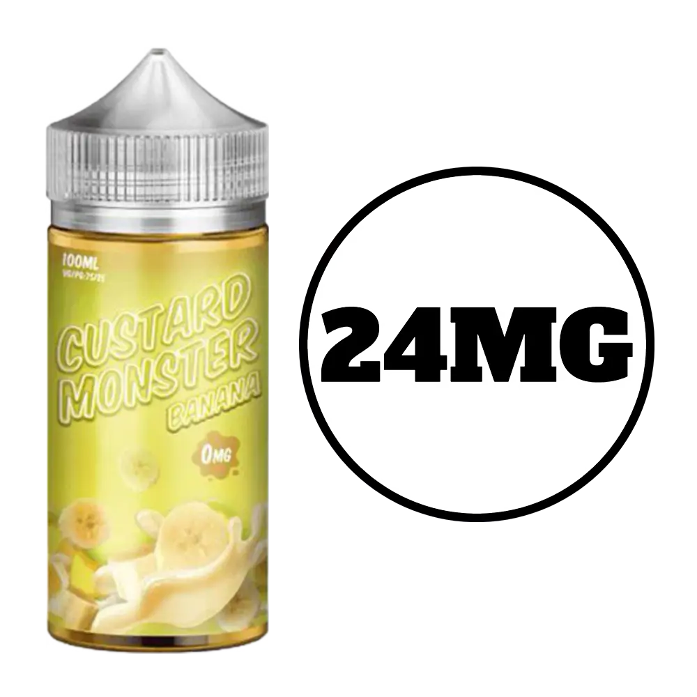 [Q-1671-09] CUSTARD MONSTER SALT 30ML (24MG, Banana)