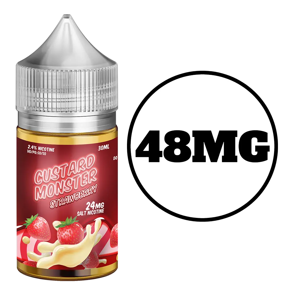 [Q-1671-04] CUSTARD MONSTER SALT 30ML (48MG, Strawberry)