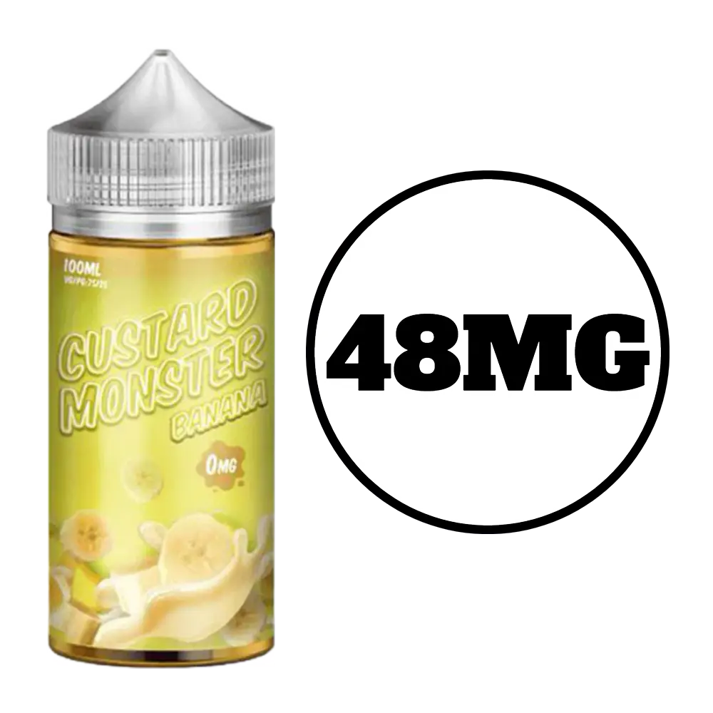[Q-1671-10] CUSTARD MONSTER SALT 30ML (48MG, Banana)