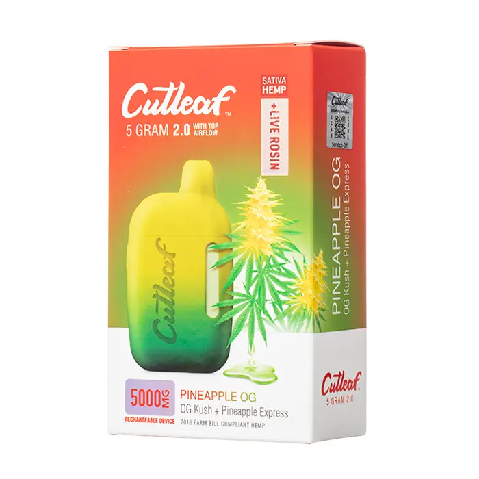 CUTLEAF THC A Live Rosin 5 GRAM 6pk Box