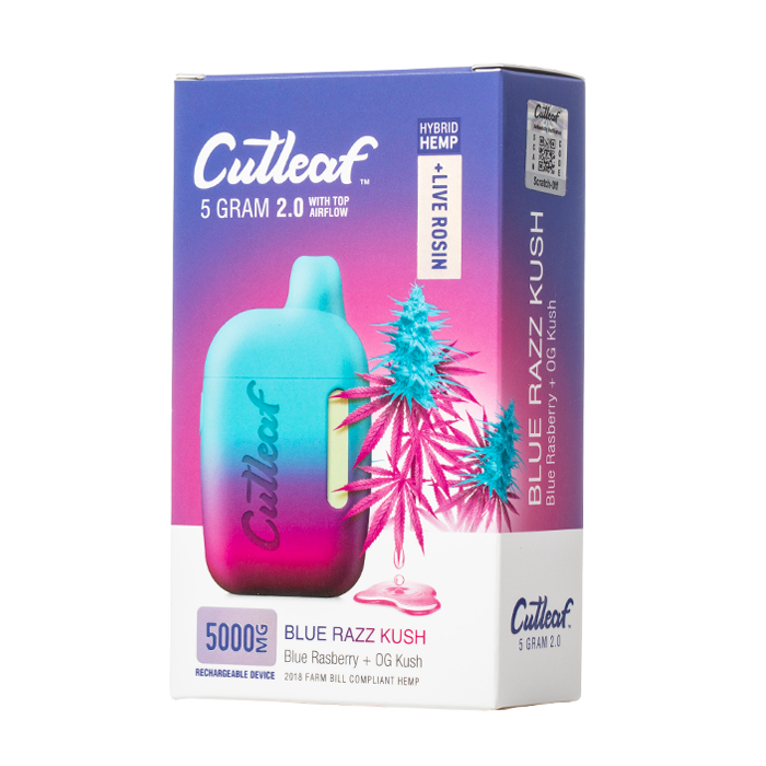 [10514] CUTLEAF THC A Live Rosin 5 GRAM 6pk Box (Zkittlez Cake)