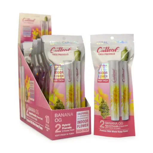 [9537] CUTLEAF THCA PRE-ROLLS (Purple Tangie)