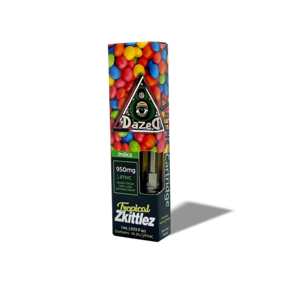 [T-1041-01] DAZED D8 CARTS 1G 5PK A BOX (Dragon Berry)
