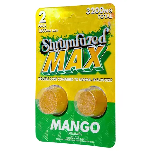 [Q-4827-06] Dazed Shrumfuzed MAX 2PK Gummies 1600mg 10ct Display (Confetti Pebbz)