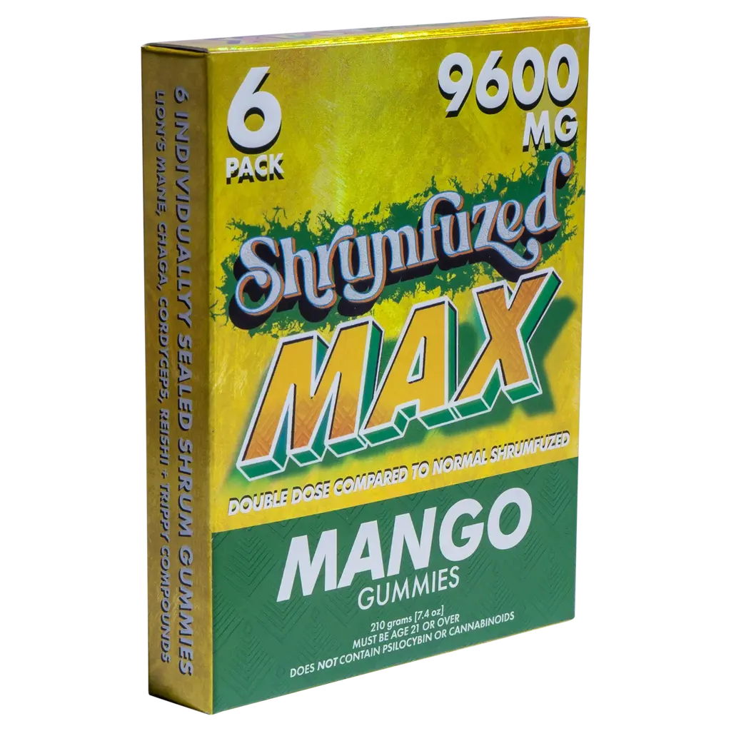 Dazed Shrumfuzed MAX 6PK Gummies 9600mg 5ct Display