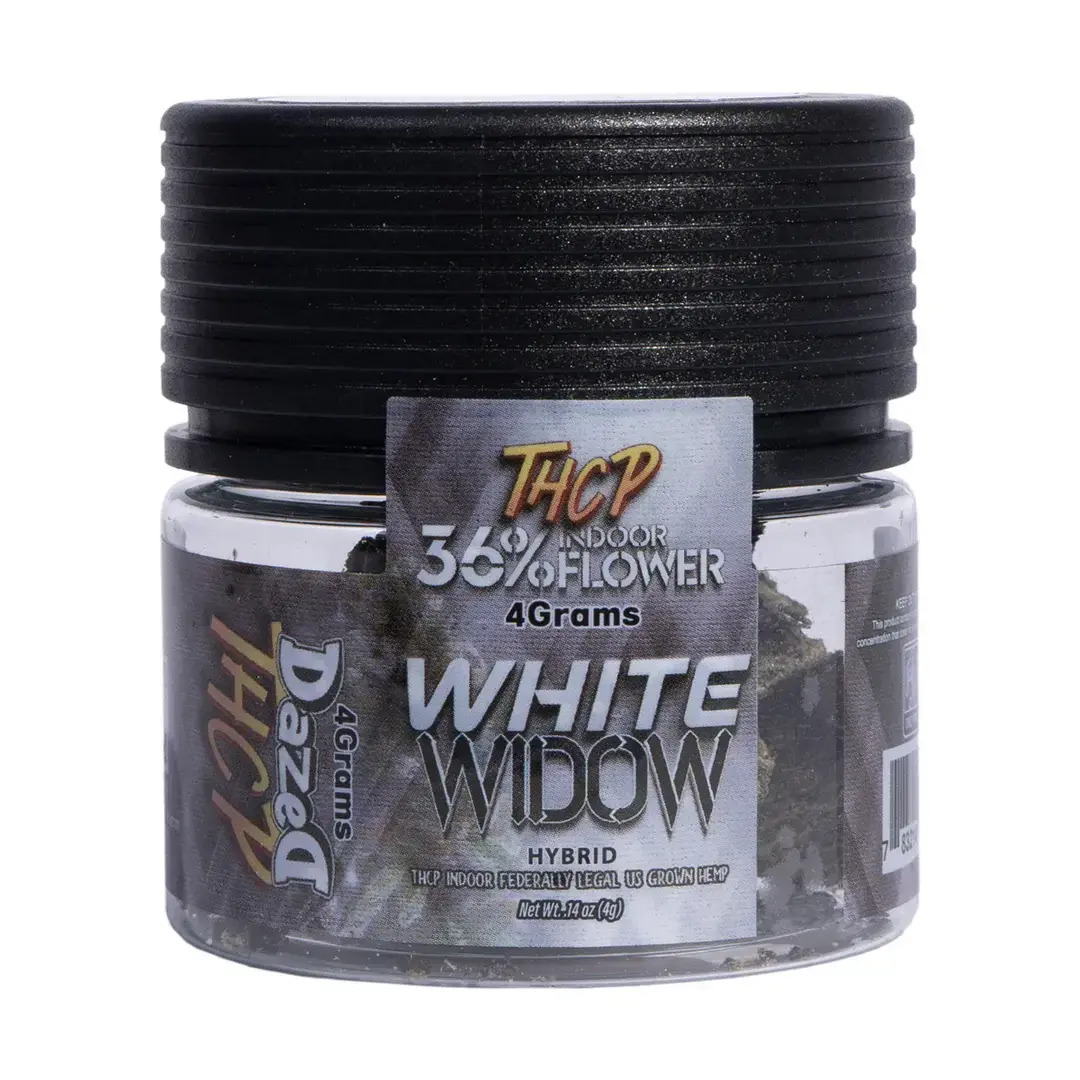 [T-1357-02] Dazed THCP Flower 5CT 4G Jar WV (White Widow (Hybrid))