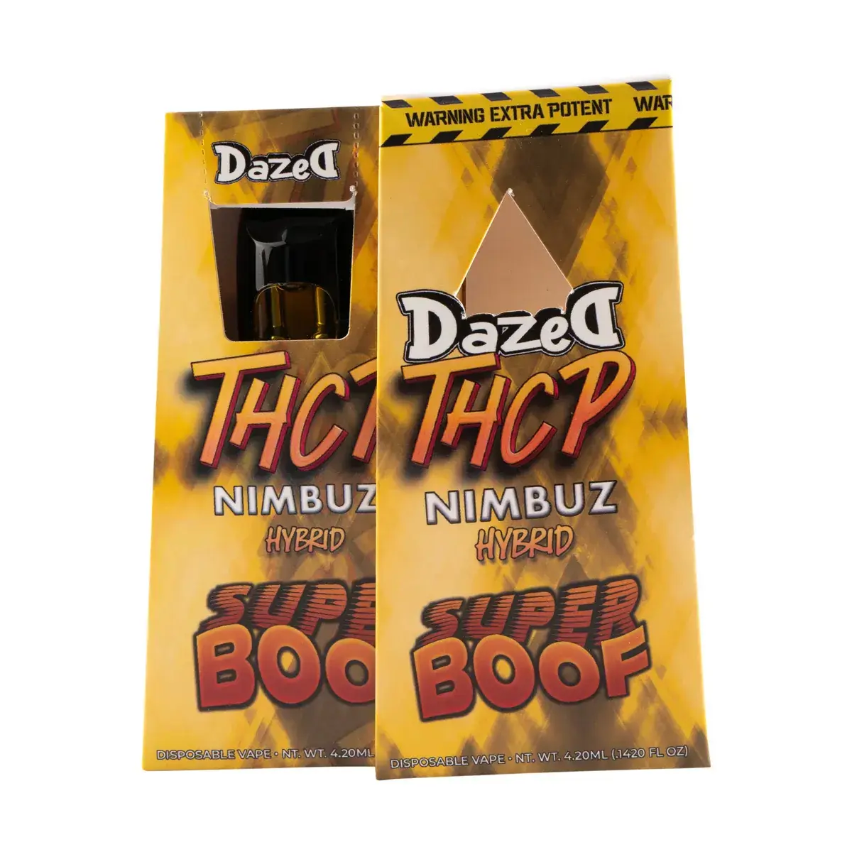 [T-1559-05] Dazed THC-P Nimbuz 4.2G Disposable Live Resin 5PK a Box (Super Boof Hybrid)
