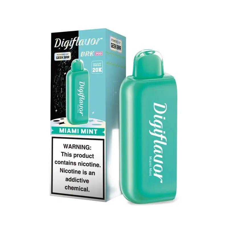 [Q-1732-06] DIGI FLAVOR BRK POD DISPOSABLE 12ML (Miami Mint)