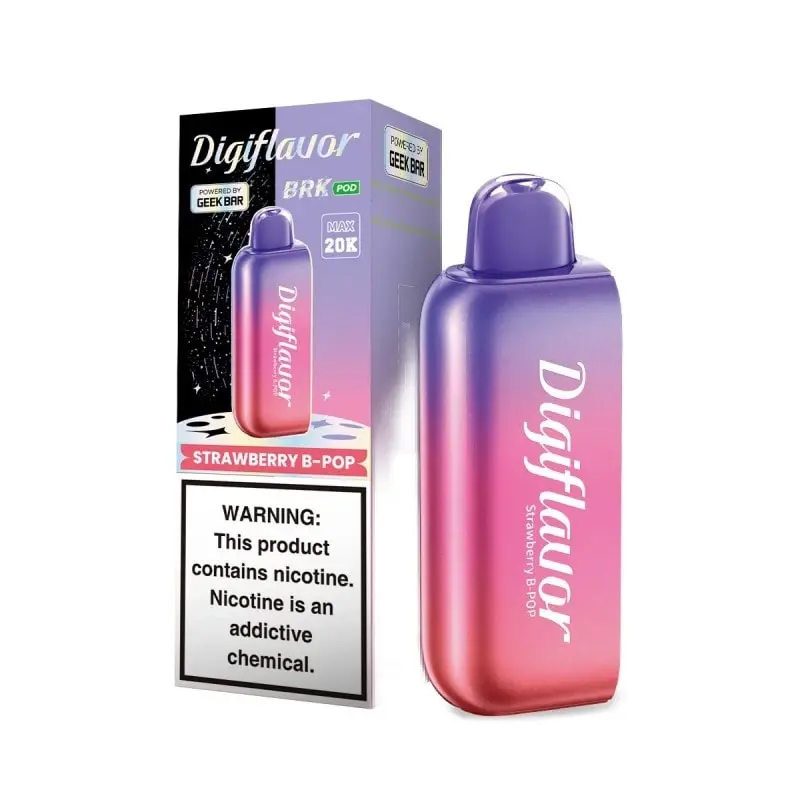 [Q-1732-07] DIGI FLAVOR BRK POD DISPOSABLE 12ML (Strawberry Blow Pop)