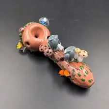 [Q-1809] EG SPOON PIPE SMALL (HOOTIE'S FOREST)