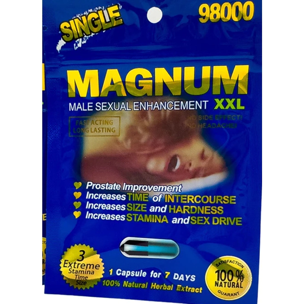 [Q-4519-04] ENHANCEMENT MAGNUM XXL 98000MG SINGLE PILL 24 PER BOX (Black)