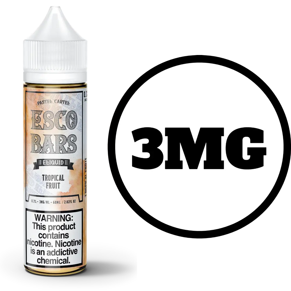 [Q-1909-05] ESCO BARS JUICE 60ML (3mg, Tropical Fruit)