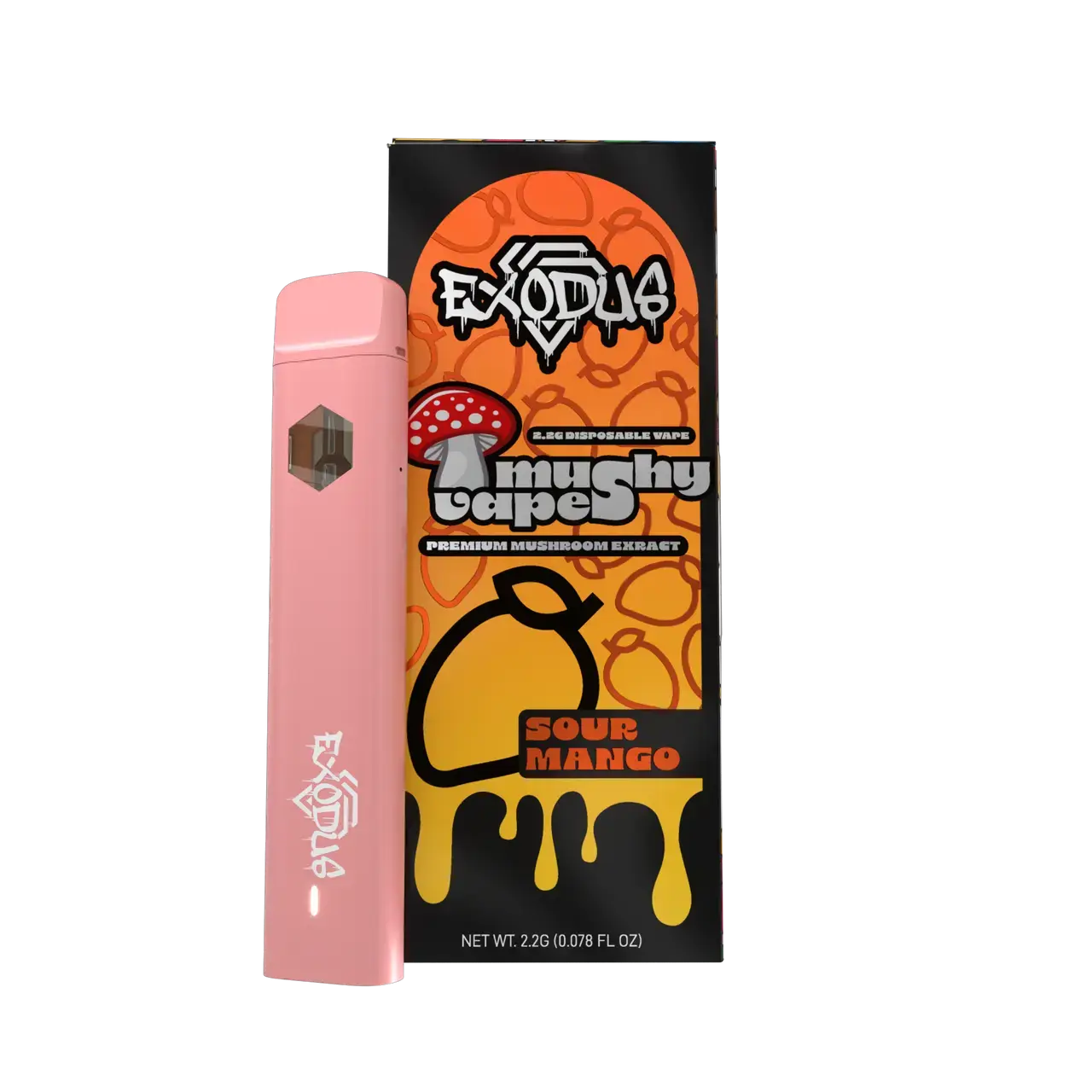 [Q-4331-03] EXODUS Mushroom Disposable Vape 2.2G (Sour Mango)