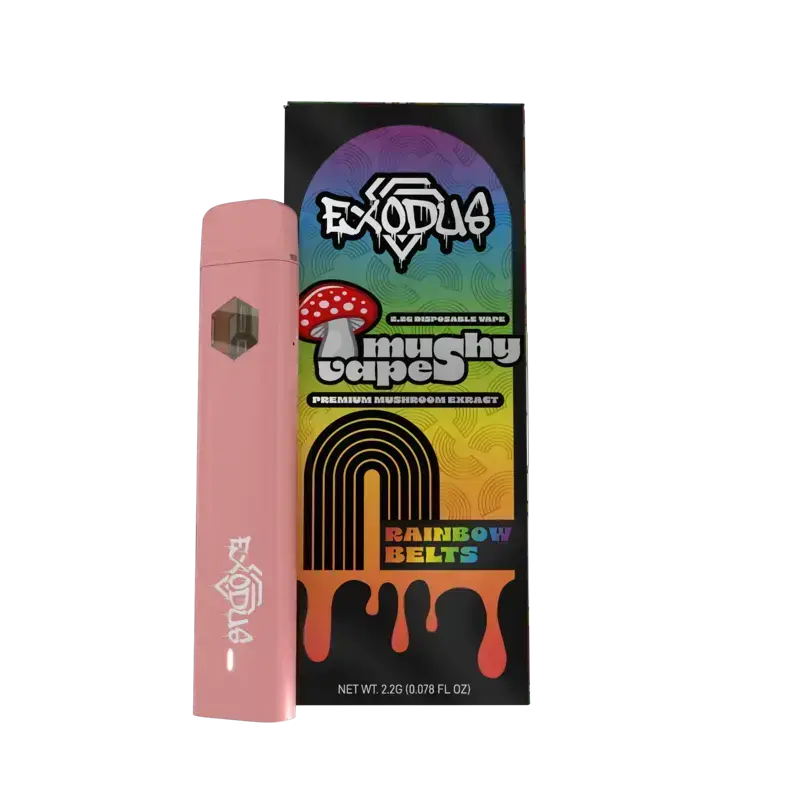 [Q-4331-02] EXODUS Mushroom Disposable Vape 2.2G (Rainbow Belts)