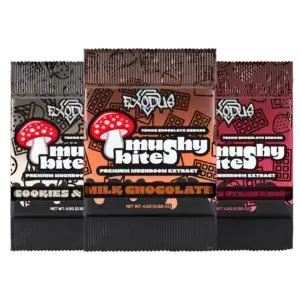 [Q-4732-03] EXODUS MUSHY DROPS CHOCOLATE 1PC 20PK DISPLAY (CHOCOLATE STRAWBERRY)