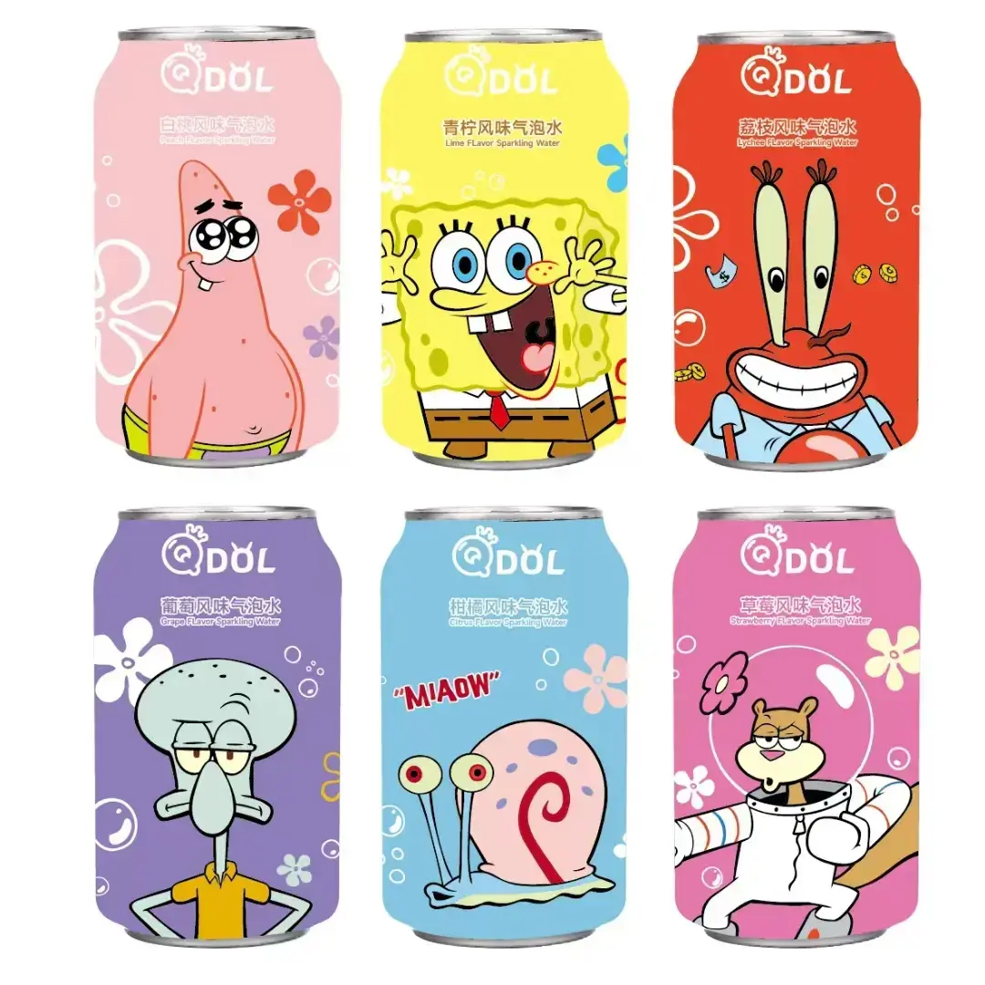 [Q-4961-03] Exotic Drink Qdol 330ml 24PK (Peach)