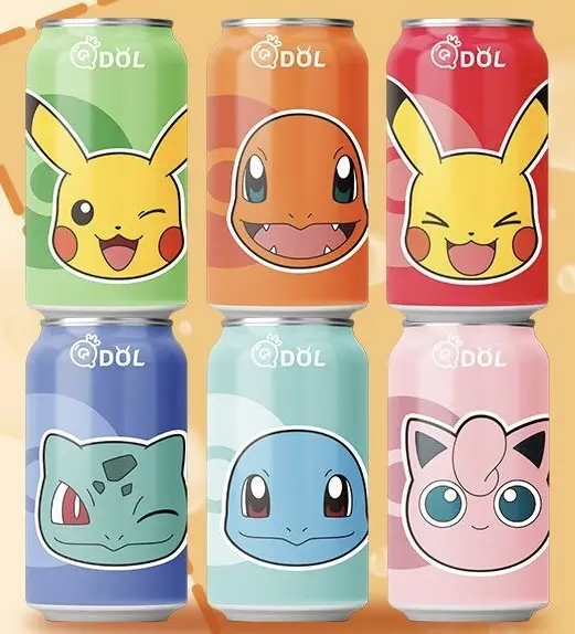 [Q-4999-06] Exotic Drink Qdol Pokmen 330ml 24PK (Sea​salt Cheese)
