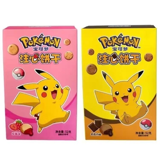 [Q-4947-02] Exotic Pokémon Biscuit 52G 12PK (CHOCOLATE)