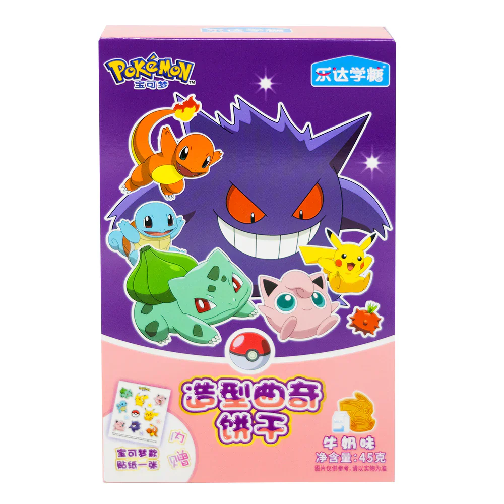 [Q-4949-02] Exotic Pokémon Cookies 45G 12PK (Milky)