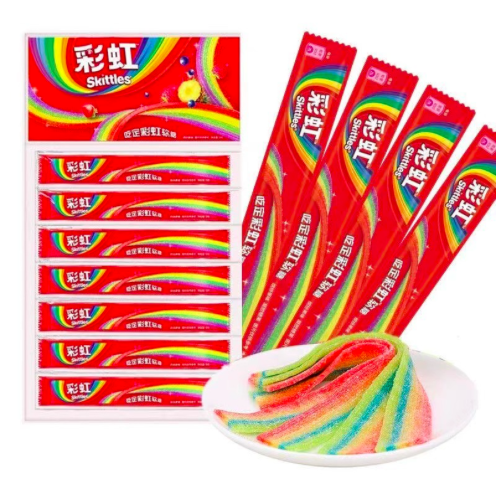 Exotic Skittles Sour Strip Mixed 9G 48PK