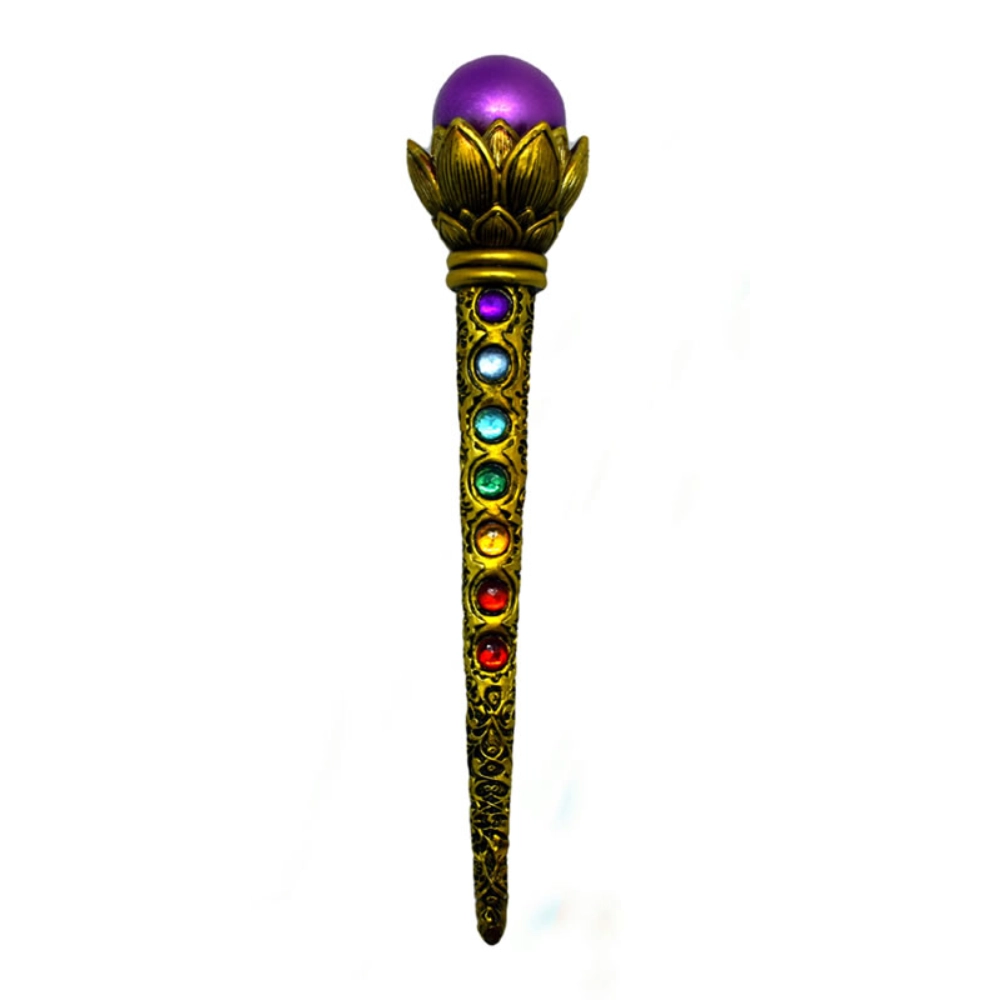 FG MAGIC WAND WITH CHAKRA STONES AND BALL