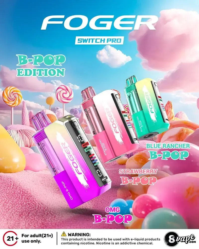 [T-1553-01] Foger Switch Pro 30K Kit 18ml 5PK Frozen (Frozen Blueberry)