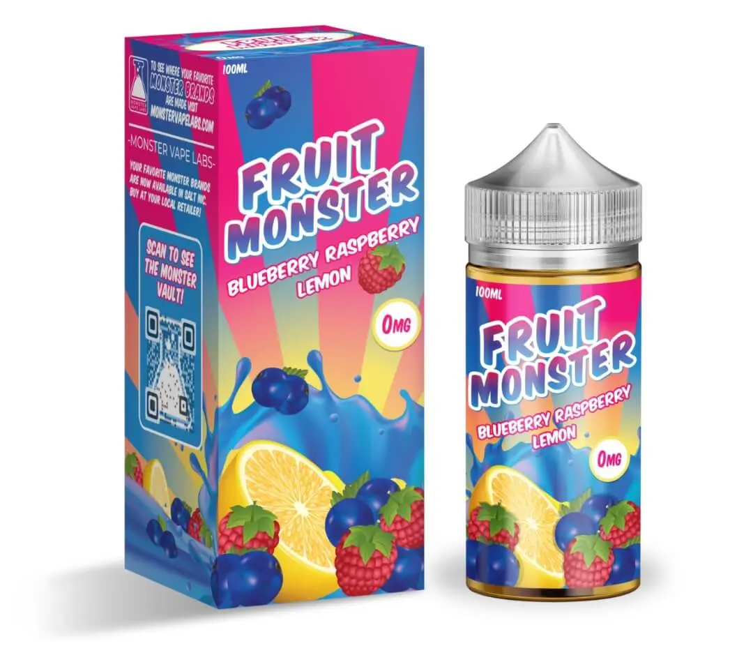 [Q-2025-02] FRUIT MONSTER 100ML (6mg, Blueberry Raspberry Lemon)