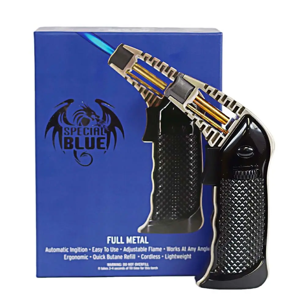 [Q-2031-01] FULL METAL TORCH (Black)