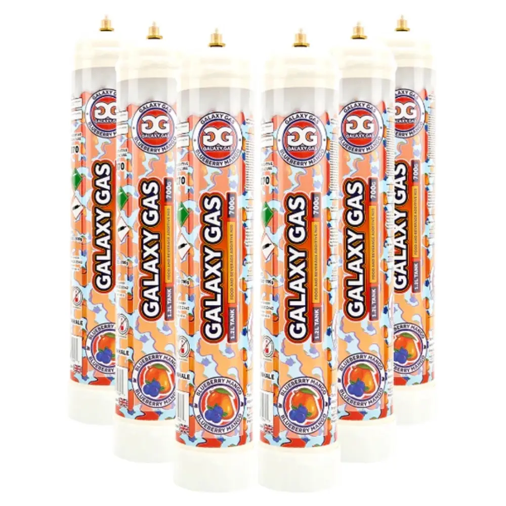 [Q-2054-02] GALAXY GAS 1.2L 6PK (Culinary/Food Purposes Only) (Blueberry Mango)
