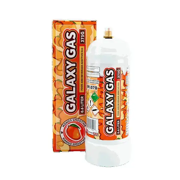 [Q-2050-11] GALAXY GAS .6L 6PACK (Culinary/Food Purposes Only) (Orange Creamsicle)