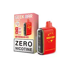 [Q-2068-04] GEEK BAR PULSE 15000 PUFF ZERO NICOTINE 16ML 5PK (Watermelon Ice)