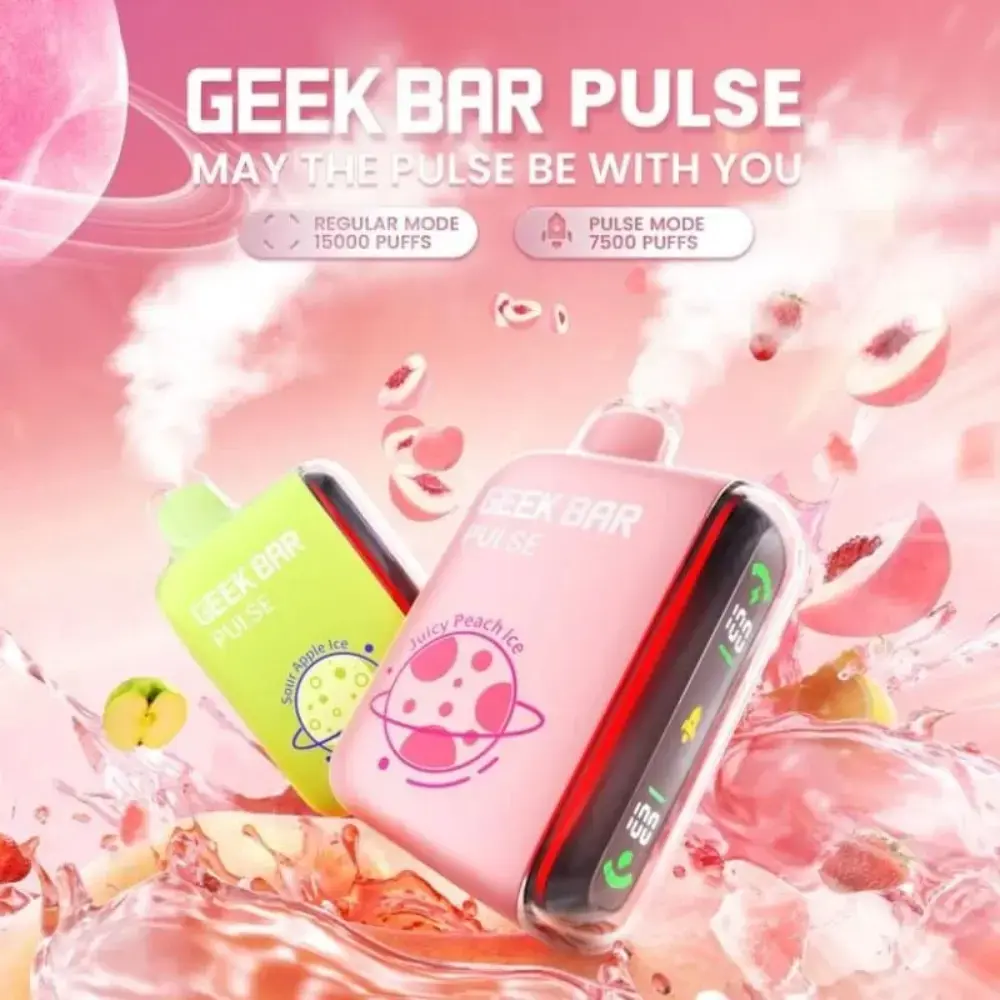 [Q-2069-33] GEEK BAR PULSE 15000 PUFF 16ML 5PK (Tobacco)