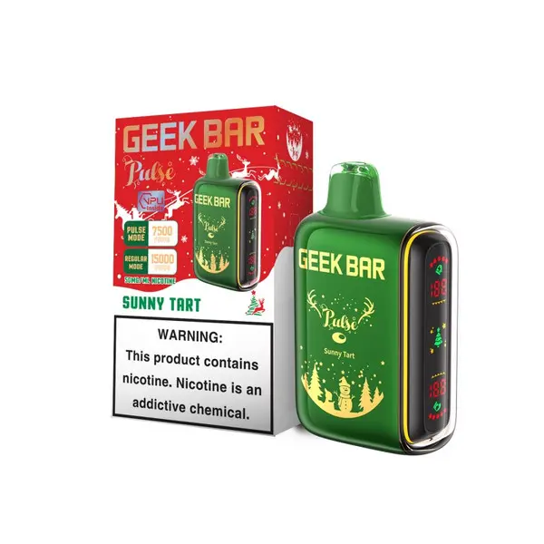 [Q-2069-30] GEEK BAR PULSE 15000 PUFF 16ML 5PK (Sunny Tart)