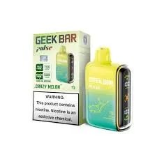 [Q-2069-01] GEEK BAR PULSE 15000 PUFF 16ML 5PK (Crazy Melon)