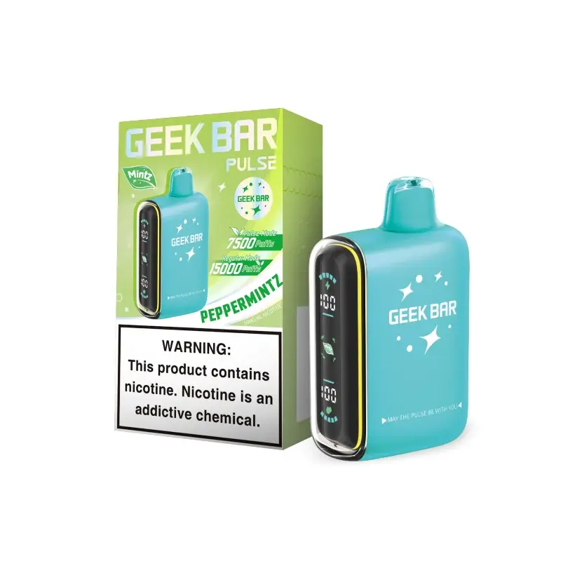 GEEK BAR PULSE 15000 PUFFS 5PK 16ML Mintz Editoin