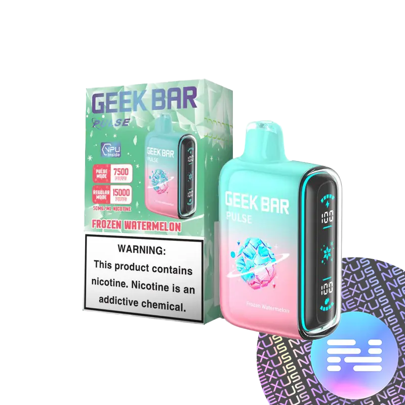 GEEK BAR PULSE 15000 PUFFS 5PK 16ML FROZEN
