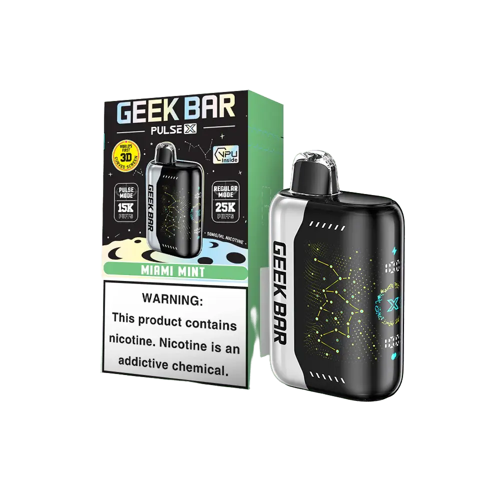 [Q-2073-05] GEEK BAR PULSE X 25000 18ML (Miami Mint)