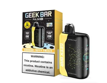 [Q-2073-01] GEEK BAR PULSE X 25000 18ML (Banana Taffy Freeze)