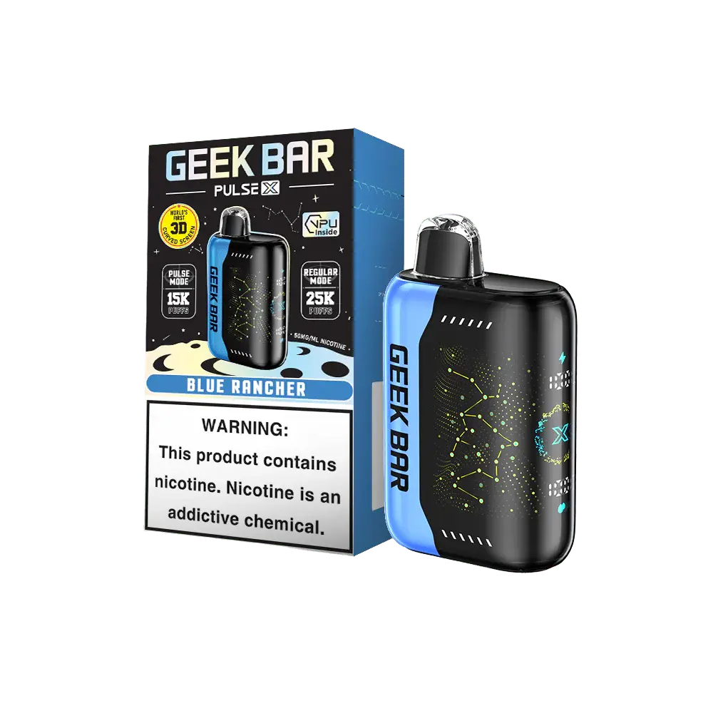 [Q-2073-02] GEEK BAR PULSE X 25000 18ML (Blue Rancher)