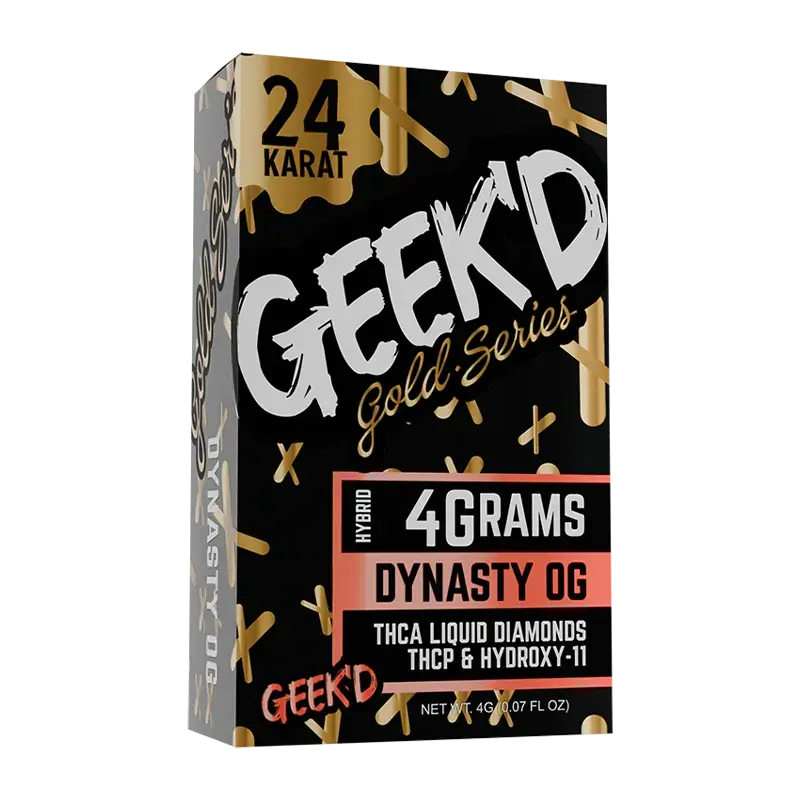 GEEK’D EXTRACTS GOLD SERIES 4 GRAM DISPOSABLE 5PK
