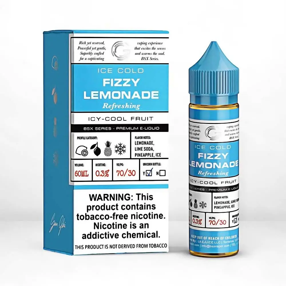 [Q-2198-33] GLAS BSX 60ML (0mg, Fizzy Lemonade)