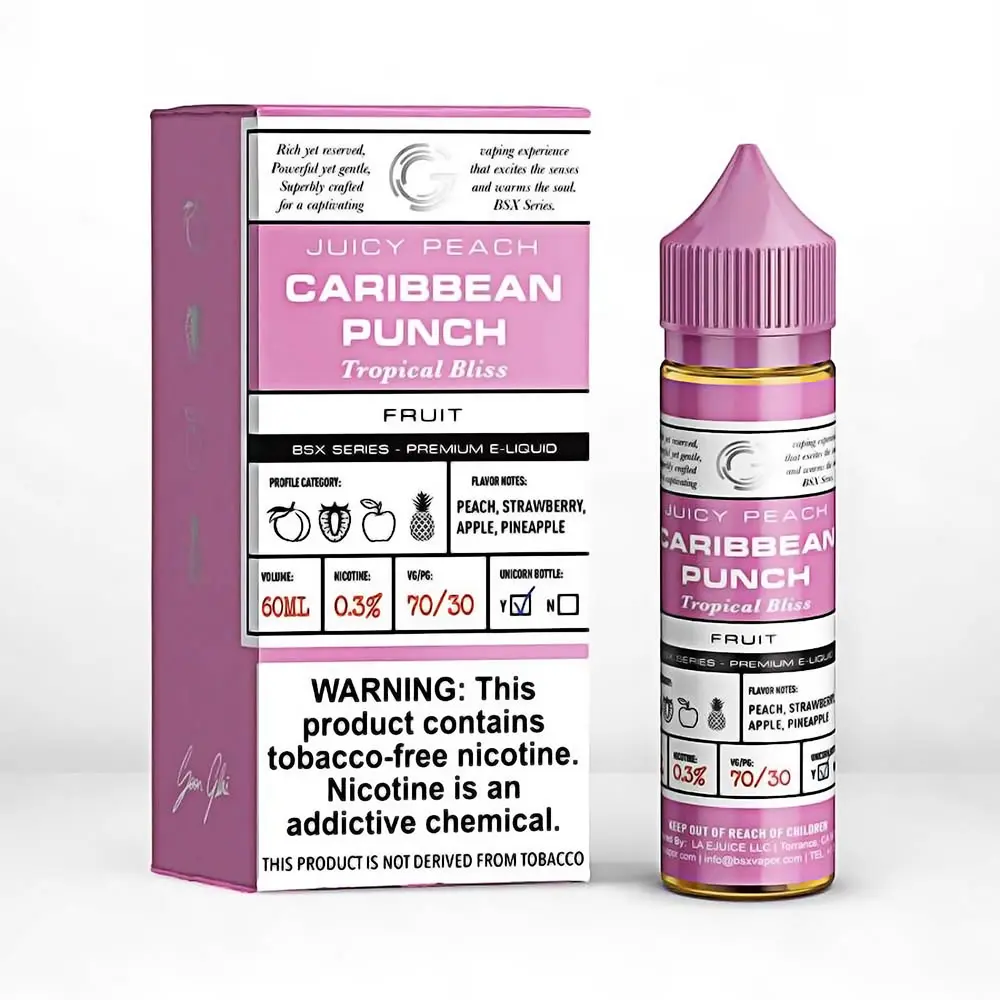 [Q-2198-22] GLAS BSX 60ML (3mg, Caribbean Punch)